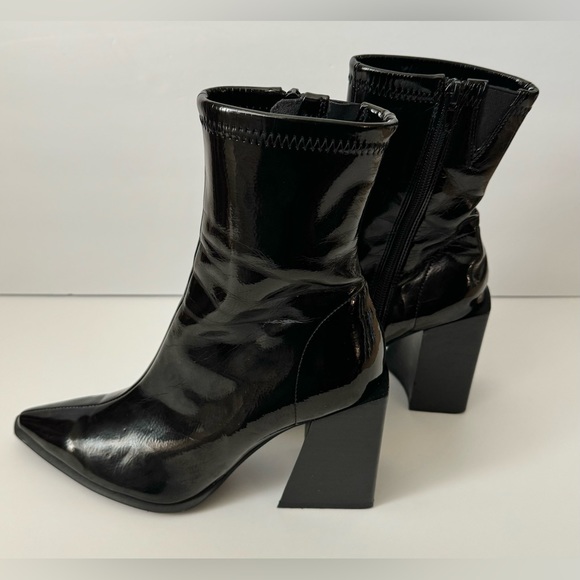 Jeffrey Campbell la siren black booties 6 - Picture 3 of 13